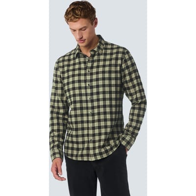 No Excess Shirt Check Smoke Maat: S | Casual Overhemden Outlet | Heren | Zwart