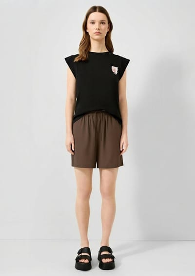 Korte viscose elastische dames QS