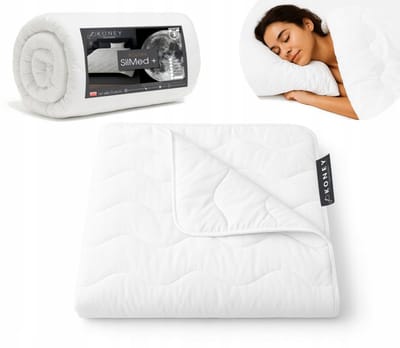 KONEY - Zomerdekbed 160 x 200 cm - synthetisch - Wit - 100 g/m²