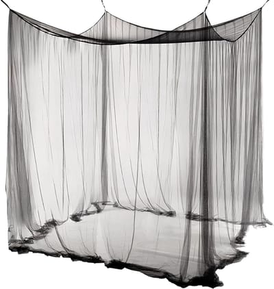 CLVP® Klamboe XXL - 2 Persoons - Muskietennet - Muggennet -Zwart
