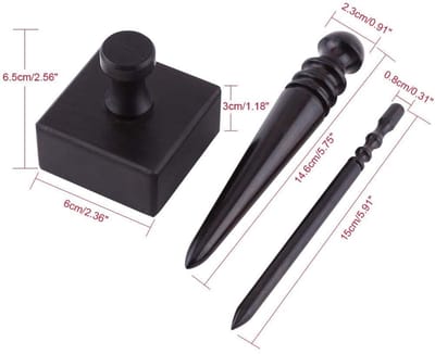Dailygoods- Randafwerker Hoogwaardige Hout - Leer Polijst Tool - 3 Verschillende Afwerkingen - Voor Rotatie Gereedschap - Efficiënt en Tijdbesparend - Uniek Ontwerp - Leerbewerkingstool