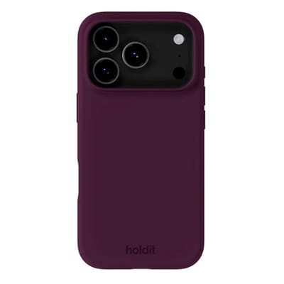 Holdit Silicone Case geschikt voor Apple iPhone 17 Pro - Deep Plum