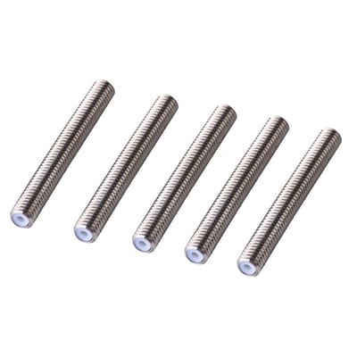 Dailygoods- PTFE Buis 5 Stuks - Roestvrij Staal M6 - Spuitmond - 3D-printer Accessoires - Filament Circulatie - Duurzaam - 3D-printer Onderdelen