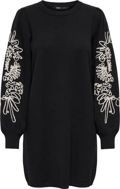 ONLY - ONLMAGNOLIA LS DETAIL DRESS KNT - Dames - Mini jurken