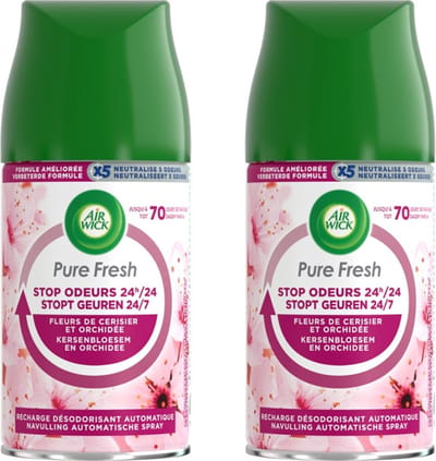 Air Wick - Luchtverfrisser - Navulling - Aziatische Kersenbloesem - 250ml x 2