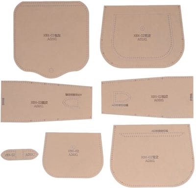 Dailygoods- Sjabloon Transparant - Acryl Sjabloon - Stencil Patroon - Schoudertas Sjabloon - Handtas Sjabloon - Papierbeschermfolie - Tas