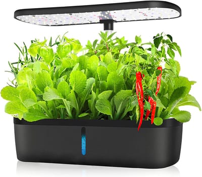 Hydrocultuur Kweeksysteem voor Binnen met 12 Pads en LED Groei-licht