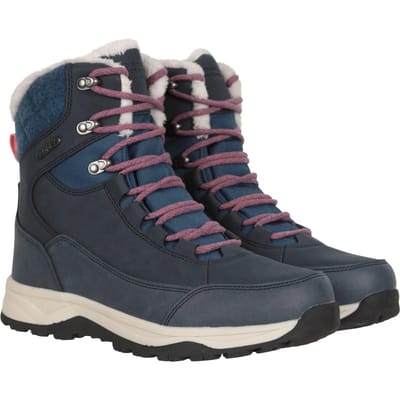 Mountain Warehouse Dames/Dames Tundra Leren Sneeuwlaarzen (Marine)