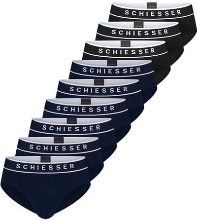 Schiesser Heren rio-slip / onderbroek 9 pack 95/5 Cotton