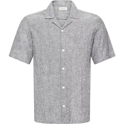 Casual Friday Herrenhemd V-hals Klassieke Knopen Unikleurig