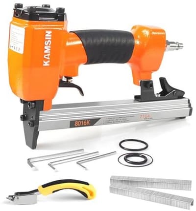 Pneumatisch Bekleding Nietpistool 21 Gauge - Ideaal voor Meubels en Houtbewerking
