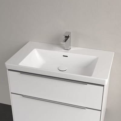 Villeroy & Boch Subway 3.0 cabinet washbasin 80 cm, with 1 tap hole, with overflow 4A708001