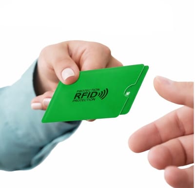 Set Van 3 Anti Skim Card Case I Anti RFID Hoesjes I Creditcardhoes I RFID Blocker I Creditcardhouder I Groen