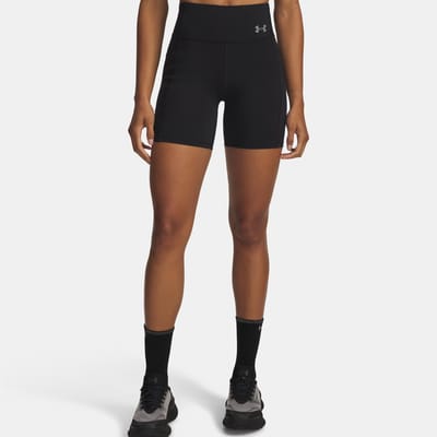 Under Armour Velociti 6in Fitted  Hardloopshorts Dames-zwart, zilver