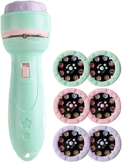 Projector Zaklamp - Educatief Nachtlampje - Verhalen Vertellen - 40 Modellen - Mini Formaat - Groen