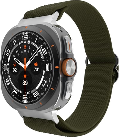 Cazy horlogebandje geschikt voor Samsung Galaxy Watch Bandje (Urban Textura) - Smartwatchbandjes - Universeel bandje geschikt voor Samsung Galaxy Watch Ultra (2024 / 2025) - Groen