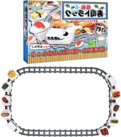Draaiende Sushi Spoor Toy Elektrische Sushi Trein Set voor Kinderen - Perfect Kerst- en Verjaardagscadeau, Creatieve Rollenspelervaring en Speelgoed voor Sushi-liefhebbers