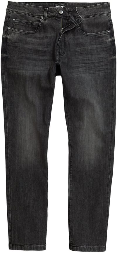 Men Plus - Heren - Jeans regular fit 5-pocket - Zwart - Maat 70