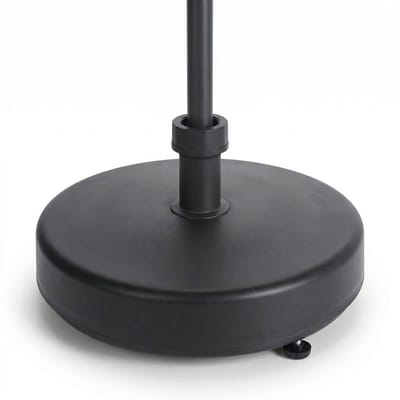 Lomera Parasolvoet - Parasolstandaard - Parasolhouder - Vulbare Parasolvoet - Parasolvoet Vulbaar - Parasolvoet Water Zand - Parasolvoet met Water - Parasolvoet met Zand - Ronde Parasolvoet - Zwarte Parasolvoet