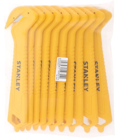 Stanley STHT10355-1 - Veiligheidsmes - Foliesnijder - Geel - Wegwerp