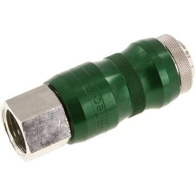 Vernikkeld Messing DN 7.8 Safety Luchtkoppeling Snelkoppeling met Schuifhuls G 1/2 inch Binnendraad - CLS7-F-BN-SES-012