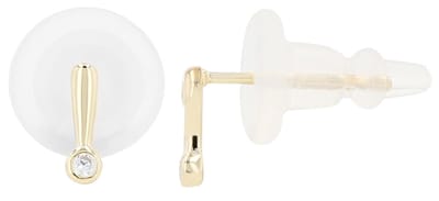 AKZENT Akzent Dames oorbel "Zain" uit 925 Sterlingzilver, gerhodineerd, duurzaam