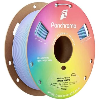 Polymaker CA04058 Panchroma™ Gradient Matte Filament PLA kunststof Meerkleurig 1.75 mm 1000 g Winter, Blauw, Violet 1 stuk(s)