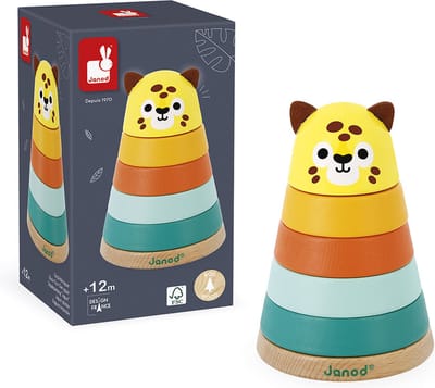 Janod - Tropik - Jaguar stapeltoren van hout