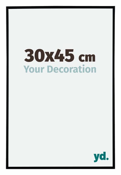 Your Decoration - Fotolijst 30x45 cm - Kunststof - Zwart Mat - Evry
