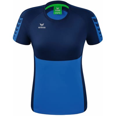 Erima Six Wings T-Shirt Dames - New Navy / New Royal | Maat: 36