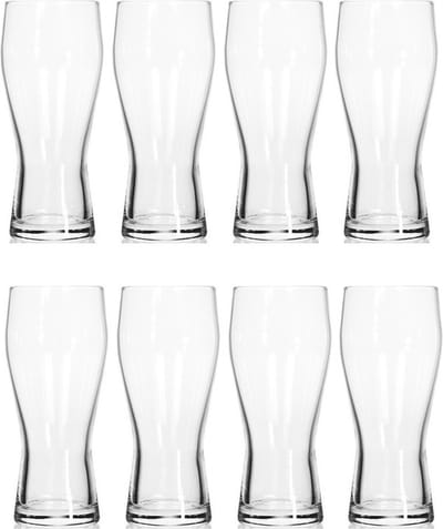8x Bierglazen/drinkglazen - 400 ml - 8-delig - bierglas