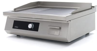 Maxima Inductie Grillplaat 700 Glad en Gegroefd 5000W Dubbel