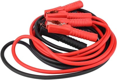 Startkabels Auto - Noodkabels Accu - Accu Starten - Puur Koperen Contacten - 4 Meter 2000A - Zwart Rood