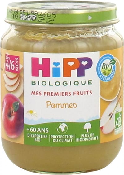 HiPP My First Fruits Appels van 4/6 Maanden Biologisch 125 g