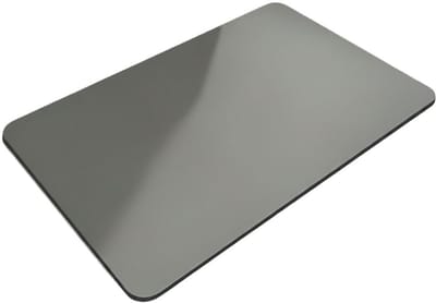 SP® Antislip Douchemat - Rechthoekige Vorm - Badmat - Antislipmat - Lichtgrijs - 60cm x 40cm x 1cm