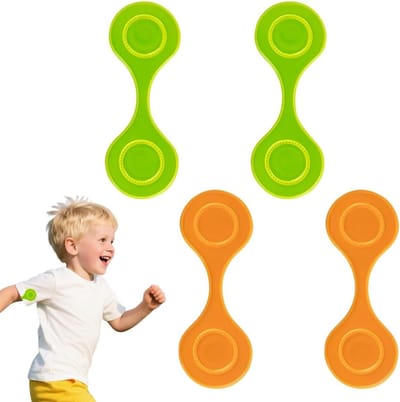 Reflectoren Clip Hanger Set voor Schooltassen, Kleding, Kinderwagens en Honden - Veiligheidsaccessoires met Magnetische Bevestiging