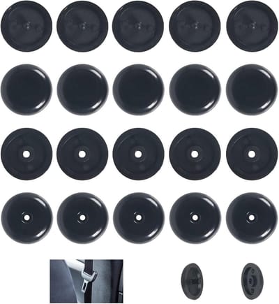 20 Stuks Gordelstoppers Auto Kunststof | Universele Veiligheidsgordel Clips voor Meer Comfort