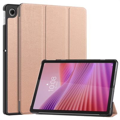 imoshion Tablet Hoes - Geschikt voor Lenovo Tab (2025) - Trifold Bookcase - Rosé goud