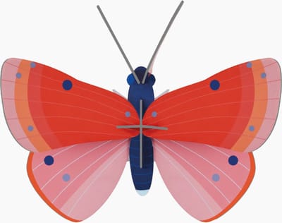 Studio Roof wanddecoratie Speckled Copper butterfly