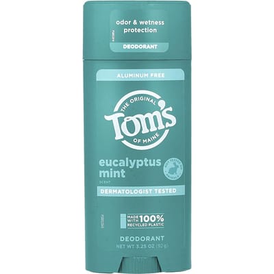 Tom's of Maine, Déodorant sans aluminium, Eucalyptus Menthe, 3,25 oz (92 grammes) blue