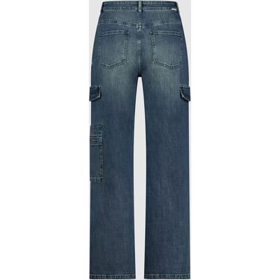 Circle of Trust Nela Worker Popover Blue Maat: W25 | Cargobroeken Outlet | Dames | Blauw
