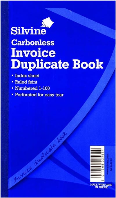 Carbonless Duplicate Memo Boek - Genummerd 1-100