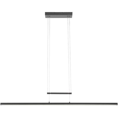 Hanglamp Profilo 3317ZW Zwart 115cm breed Hoogteinstelbaar Kunststof & Metaal Steinhauer
