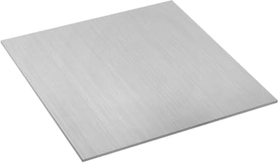 RVS plaat 15cm x 15cm - 2mm dik - 304 roestvrij staal - ideaal voor knutselen en lassen - ShopVlot