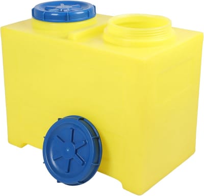RV Watertank - Drinkwatertank Camper - Water Opslag Buiten - Food Grade Materiaal - 33 Gallon - Geel