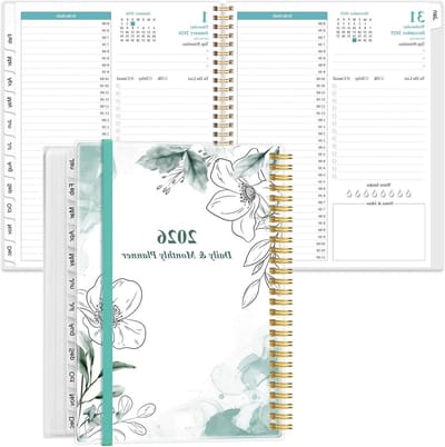 Dagelijkse en Maandelijkse Planner - Agenda 2026 - Organisatie en Planning - Eén Pagina Per Dag
