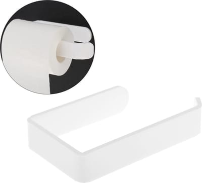 Waledano® Toiletrolhouder - Zonder Boren - Zelfklevend Wandmontage - Zelfplakstrips - Papierrolhouder - Badkameraccessoire - Keuken Rolhouder