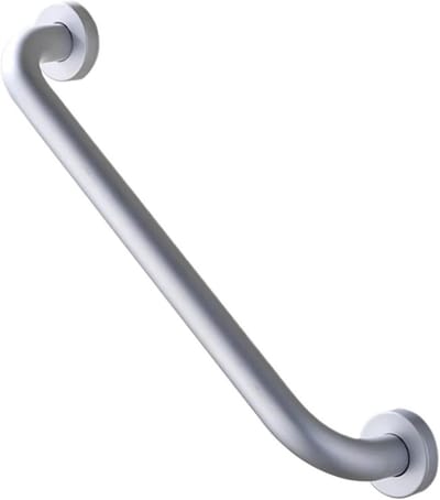 Badkamer Handgrepen - Steun Beugels - Veilig Gebruik - Comfortabele Grip - 30cm - Zilver