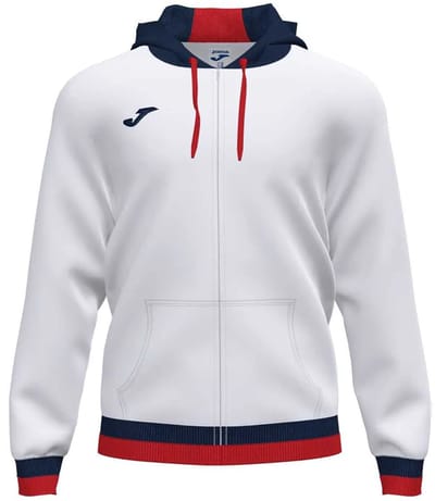 Joma Confort Ii Sweatshirt Met Rits Wit 5-6 Years Jongen