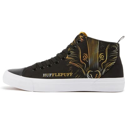 Akedo x Harry Potter Houses Hufflepuff High Top - Black - UK 3 / EU 35.5 / US Men's 3.5 / Women's 5